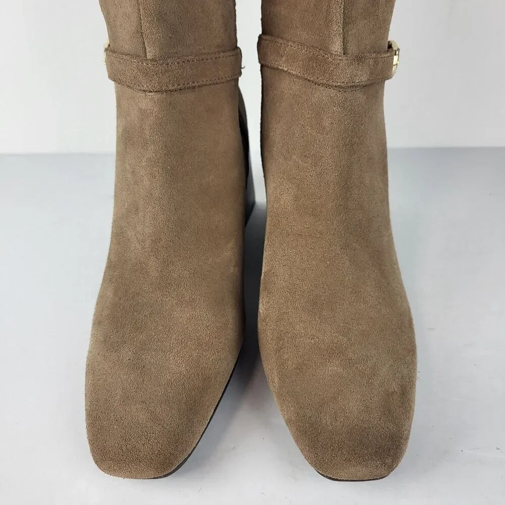 Blondo Twyla Women's Knee High Boots Waterproof Suede Taupe Size 7M - Picture 12 of 16